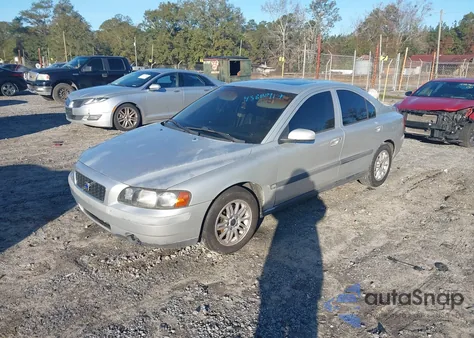 2004 Volvo S60 2.4 из США, поврежденный, VIN YV1RS61T842376155